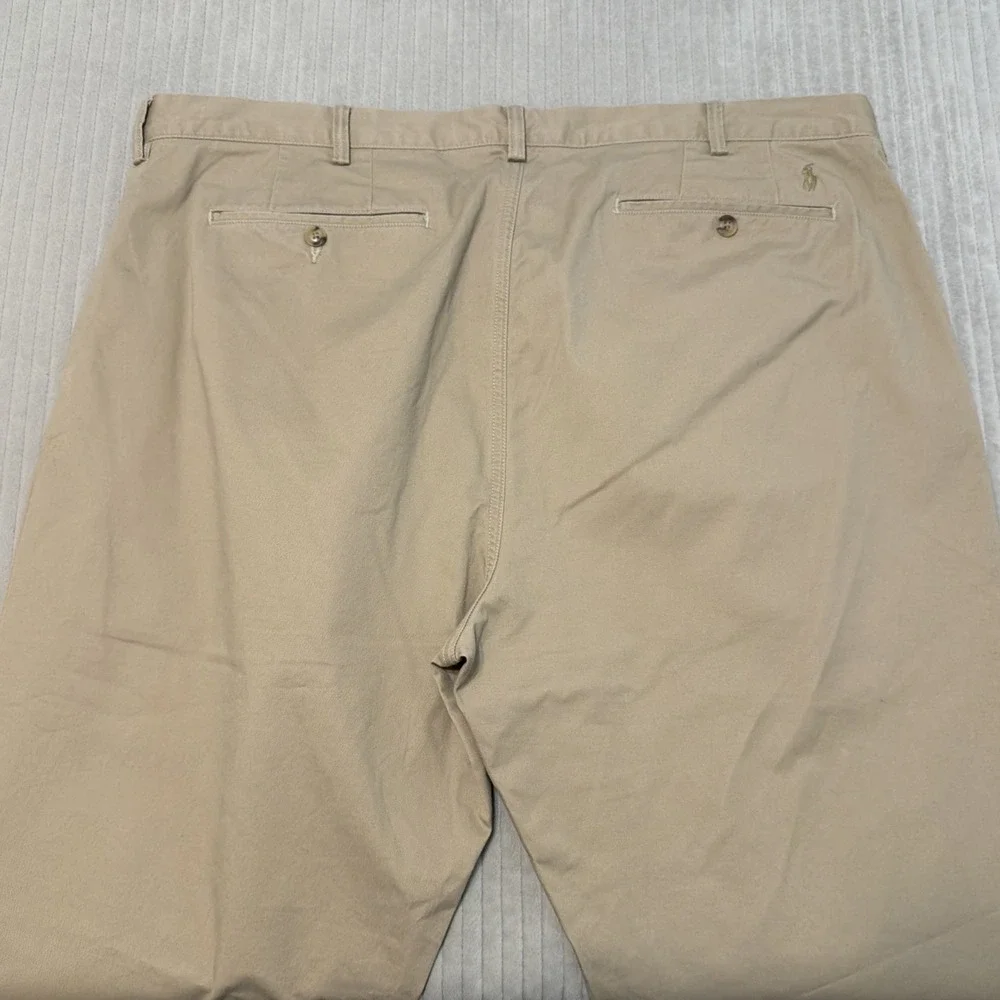 Polo Ralph Lauren Mens Stretch Classic Fit Chino Pants 44B/34 White Cotton Twill